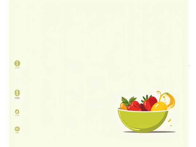 A clear infographic displaying nutritional facts and a calorie count symbol next to a fruit bowl.