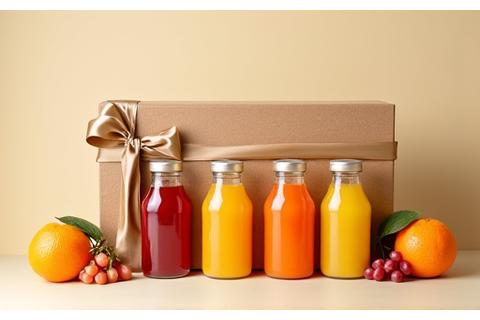 Set hadiah jus organik premium